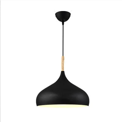 Nowoczesna lampa wisząca o zaokrąglonym kształcie