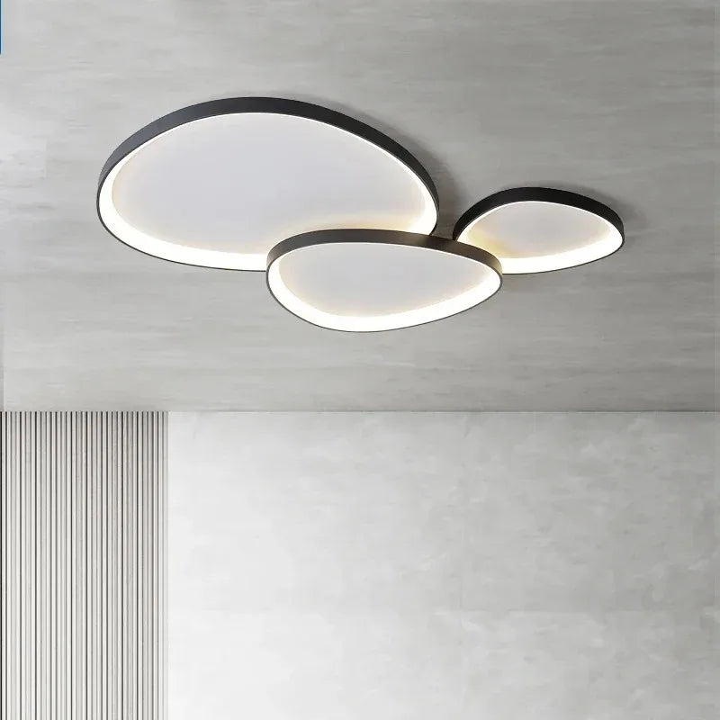 Asymetryczna lampa sufitowa LED – Nowoczesna natynkowa lampa
