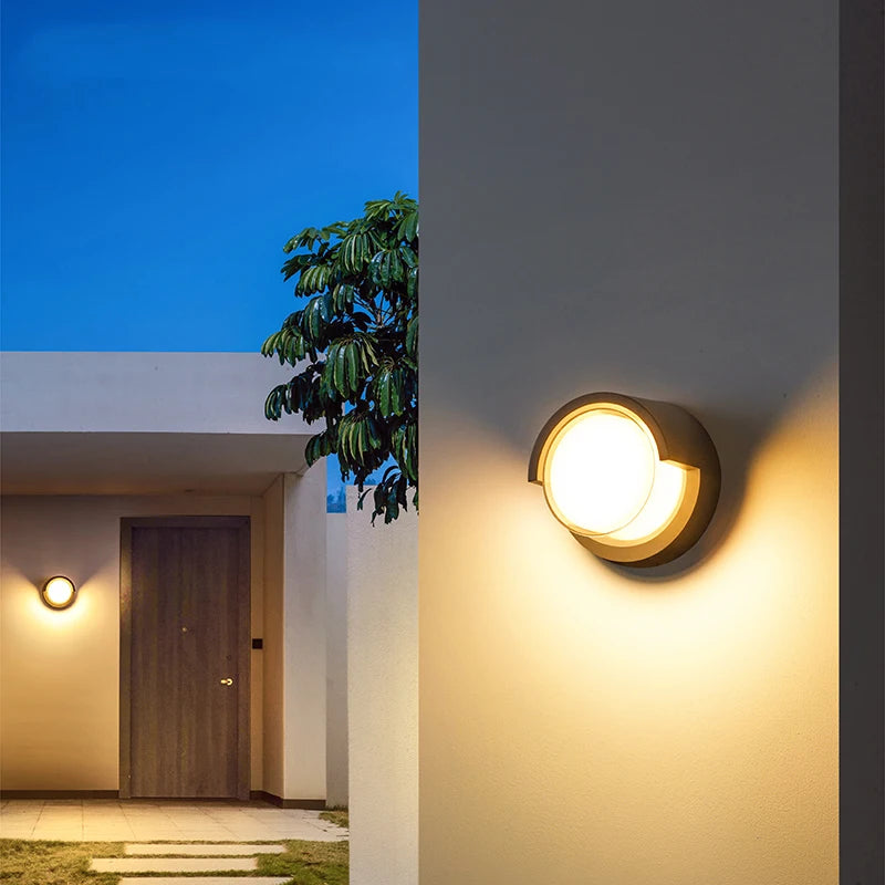 Zewnętrzna Lampa Ścienna z Czujnikiem Ruchu