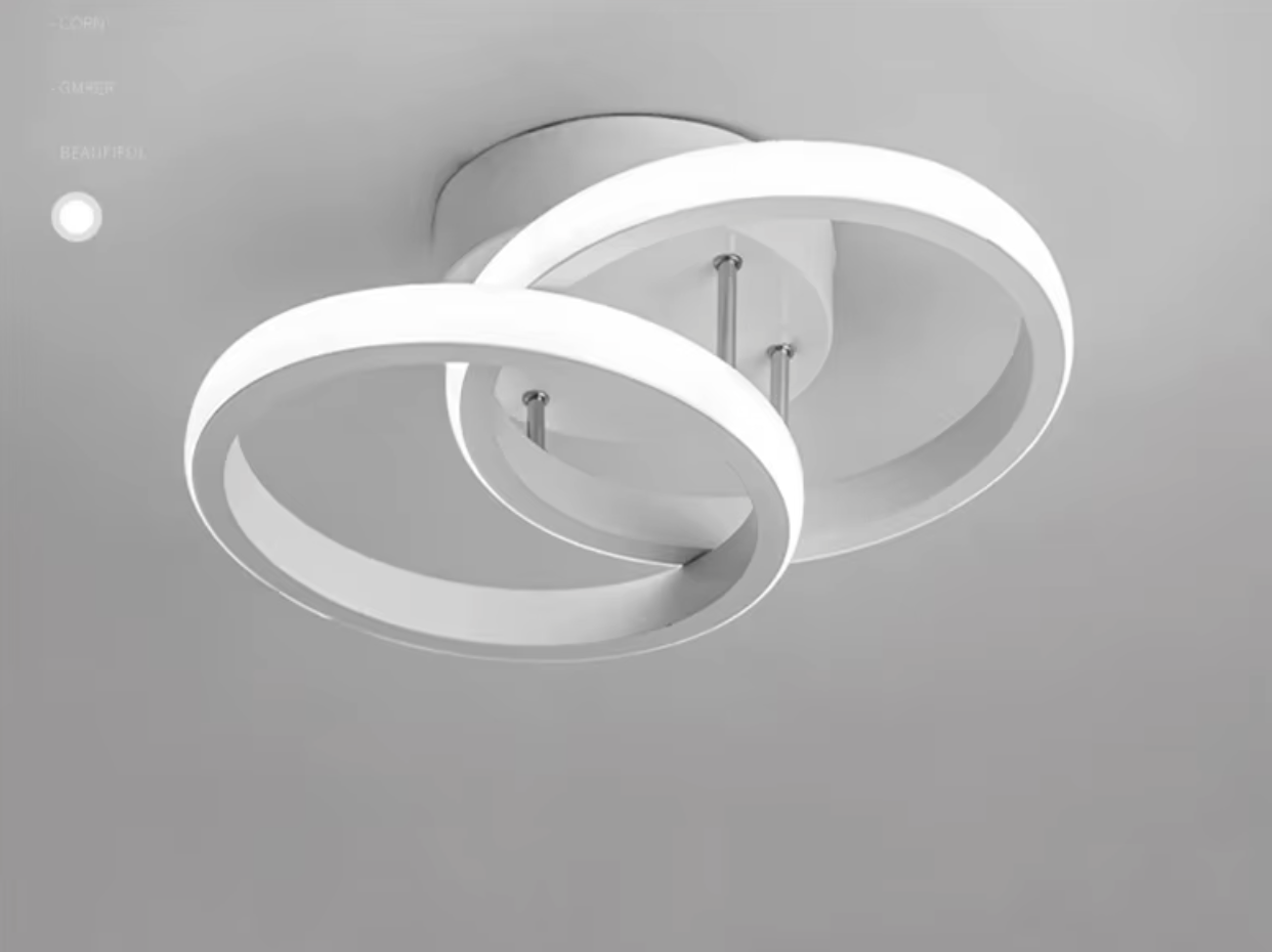 Nowoczesna lampa sufitowa LED żyrandol – geometryczna oprawa w stylu modern