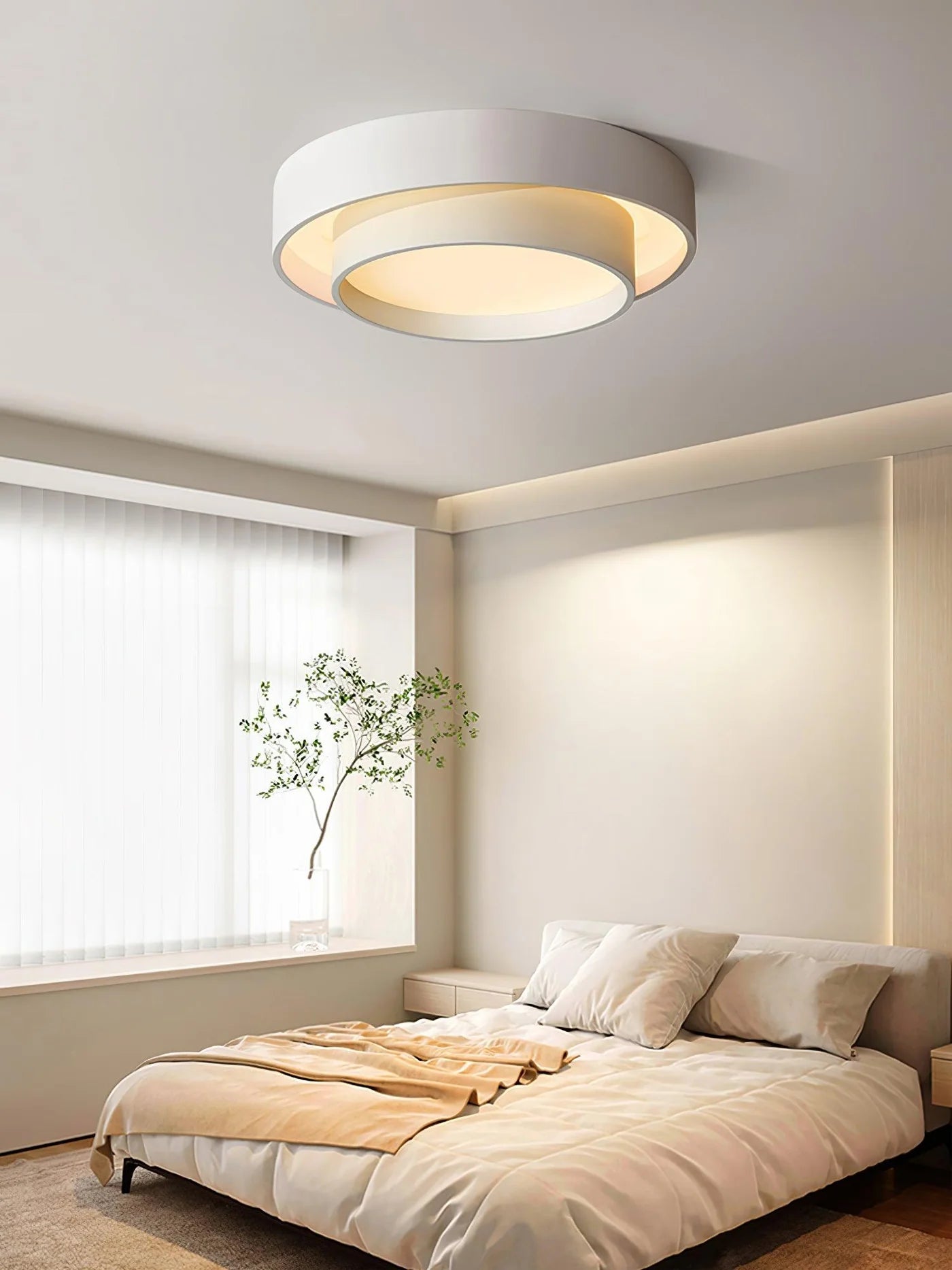 Nowoczesna Lampa Sufitowa LED – Elegancki Okrągły Plafon do Salonu i Sypialni