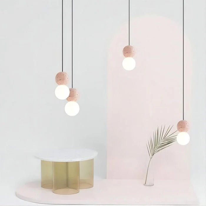 Lampa Wisząca LED „Podwójna Kula”