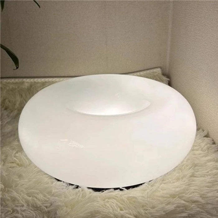 Lampa ścienna LED „donut” – designerska oprawa oświetleniowa z efektem świetlnej aureoli