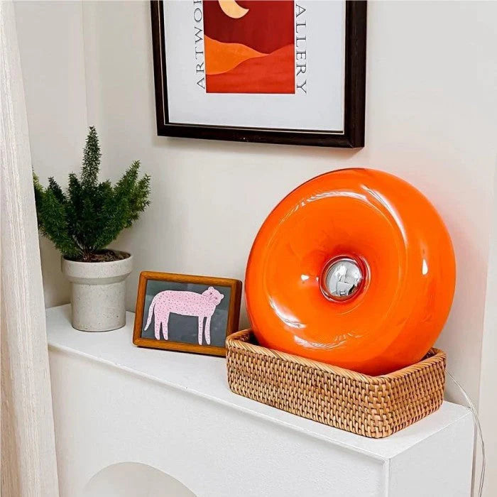 Lampa ścienna LED „donut” – designerska oprawa oświetleniowa z efektem świetlnej aureoli