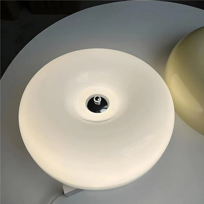 Lampa ścienna LED „donut” – designerska oprawa oświetleniowa z efektem świetlnej aureoli