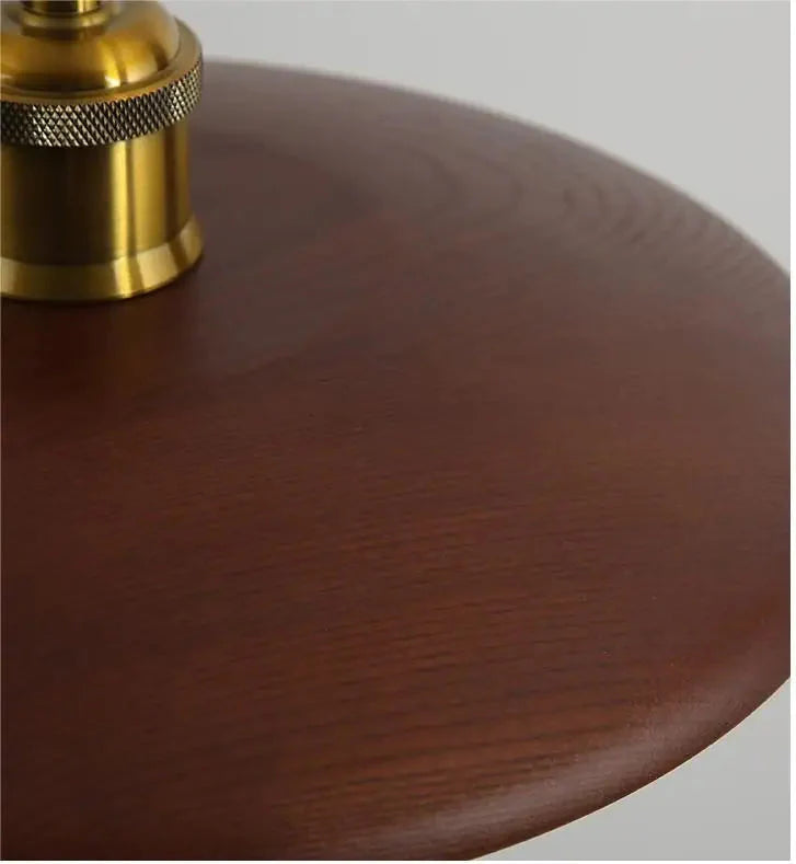 Skandynawska lampa wisząca z drewna – Minimalistyczna lampa sufitowa