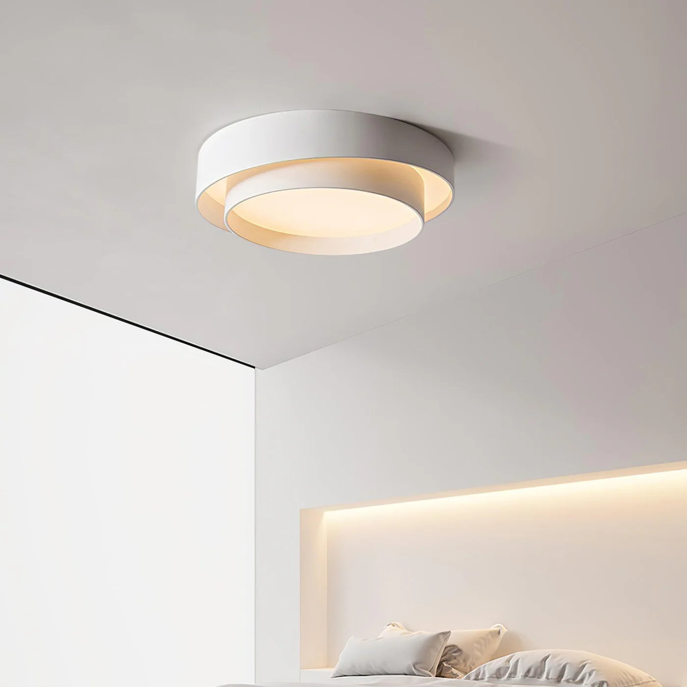 Nowoczesna Lampa Sufitowa LED – Elegancki Okrągły Plafon do Salonu i Sypialni