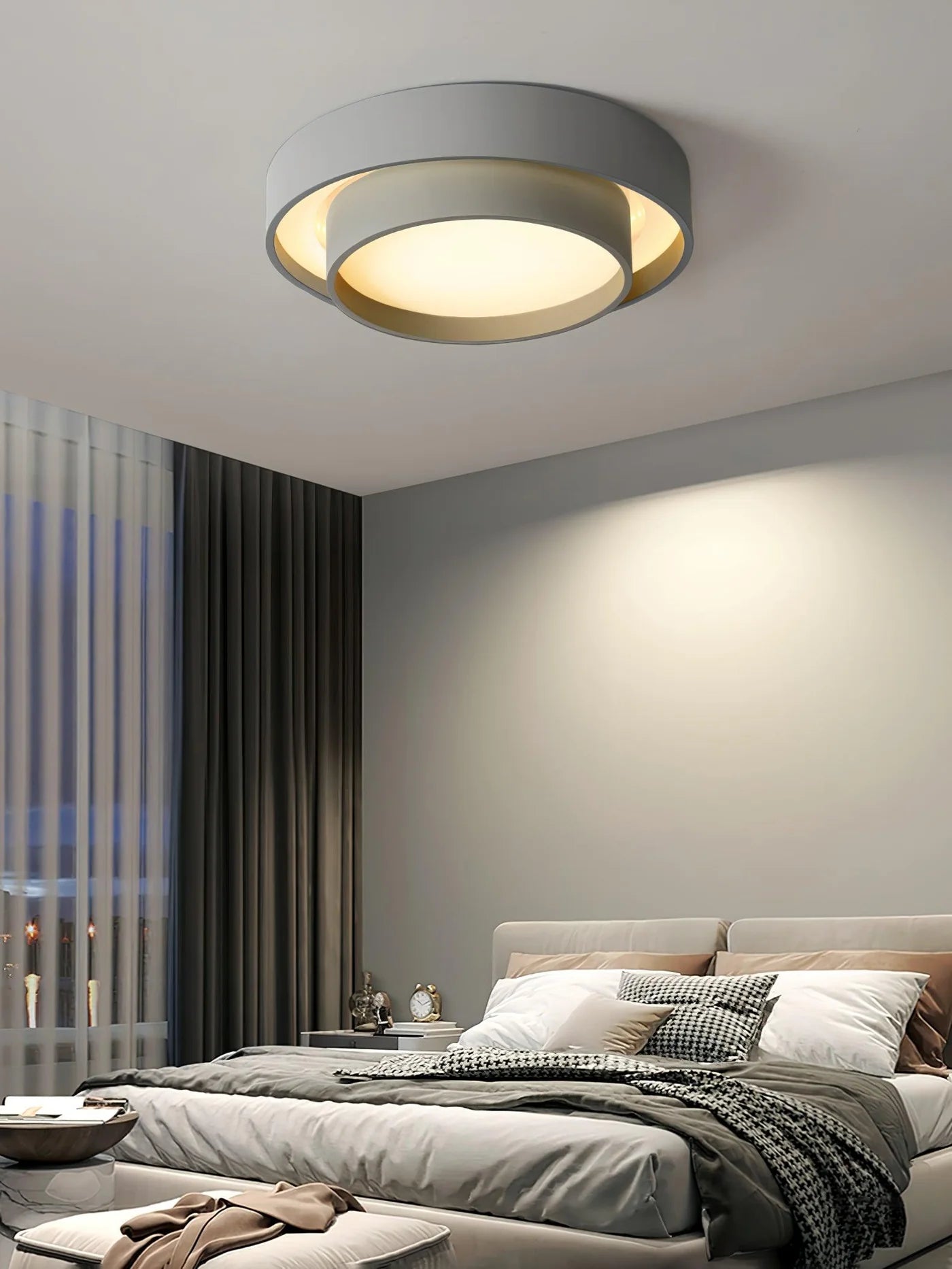 Nowoczesna Lampa Sufitowa LED – Elegancki Okrągły Plafon do Salonu i Sypialni