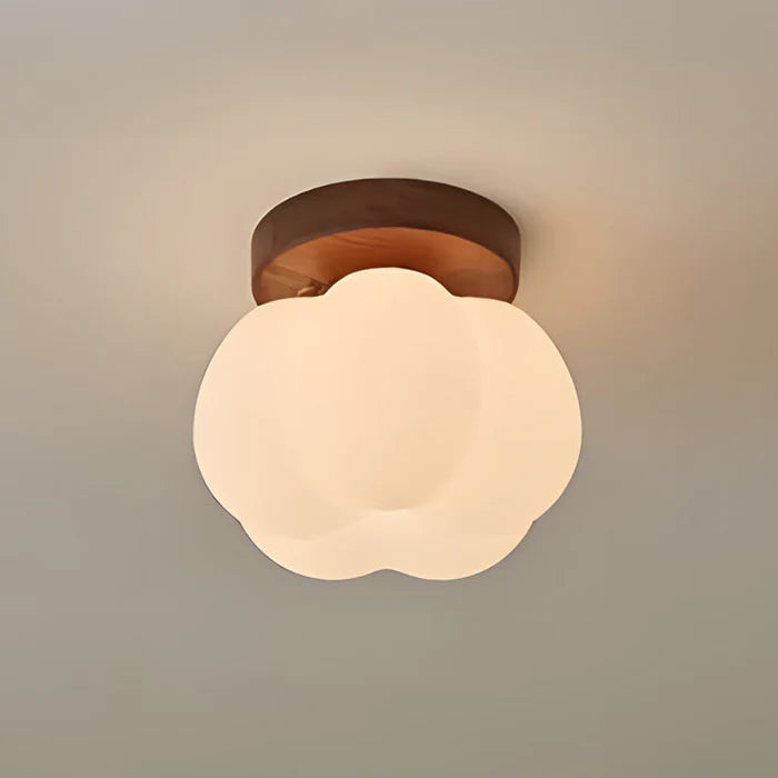 Nowoczesna Lampa Sufitowa z Dekoracyjnym Kloszem
