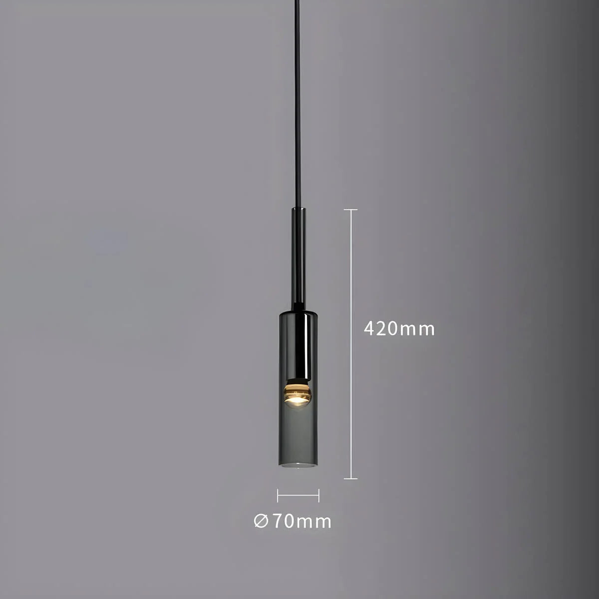 Nowoczesna lampa wisząca tuba – minimalistyczny design