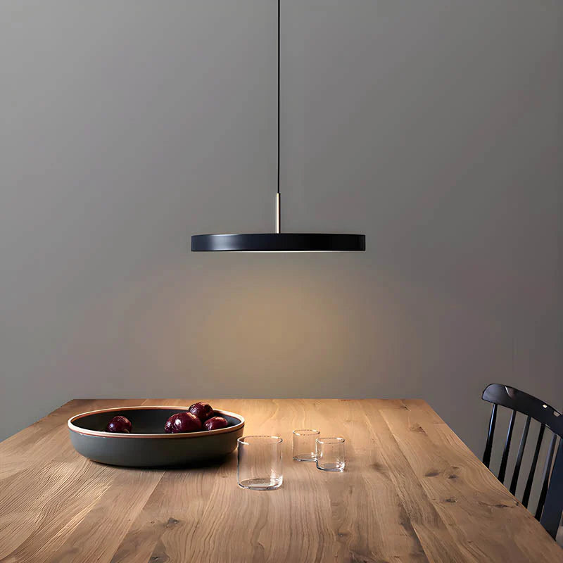 Nowoczesna Okrągła Lampa Wisząca LED do Jadalni i Salonu