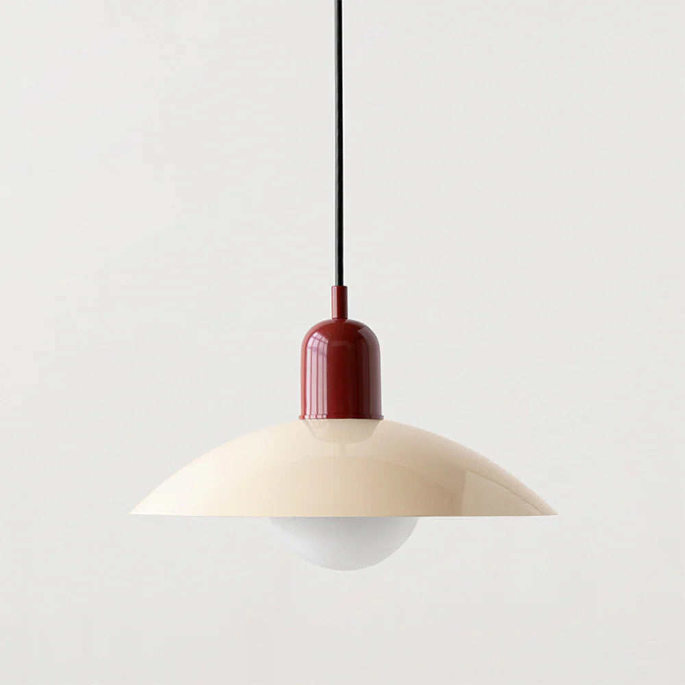 Nowoczesna lampa wisząca z dwukolorowym designem