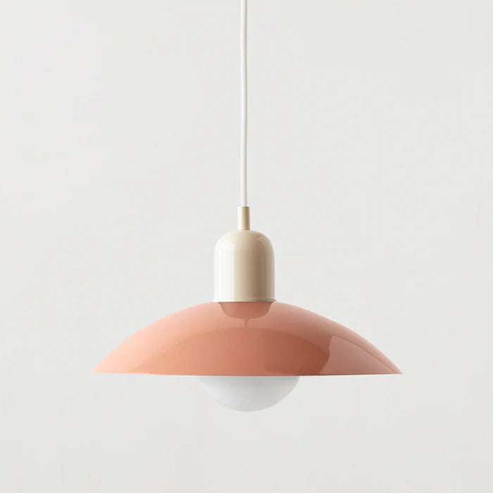 Nowoczesna lampa wisząca z dwukolorowym designem