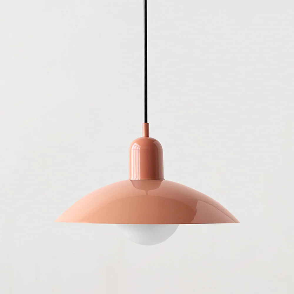 Nowoczesna lampa wisząca z dwukolorowym designem