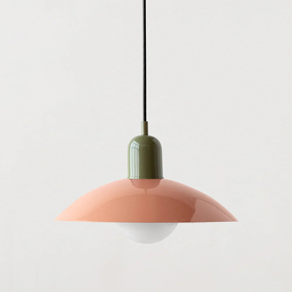 Nowoczesna lampa wisząca z dwukolorowym designem