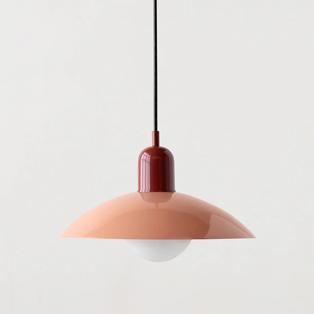 Nowoczesna lampa wisząca z dwukolorowym designem