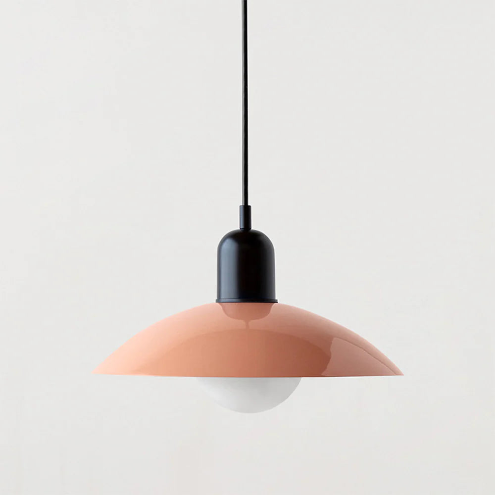 Nowoczesna lampa wisząca z dwukolorowym designem