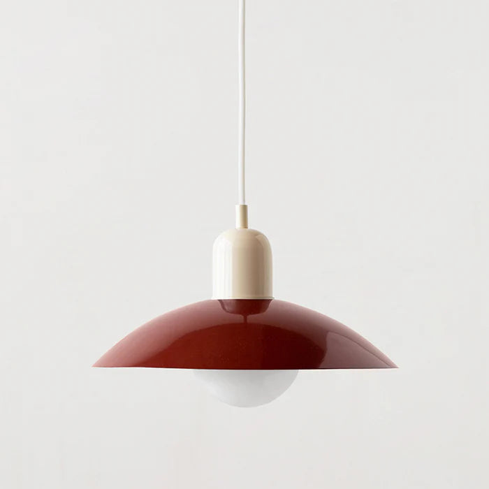 Nowoczesna lampa wisząca z dwukolorowym designem