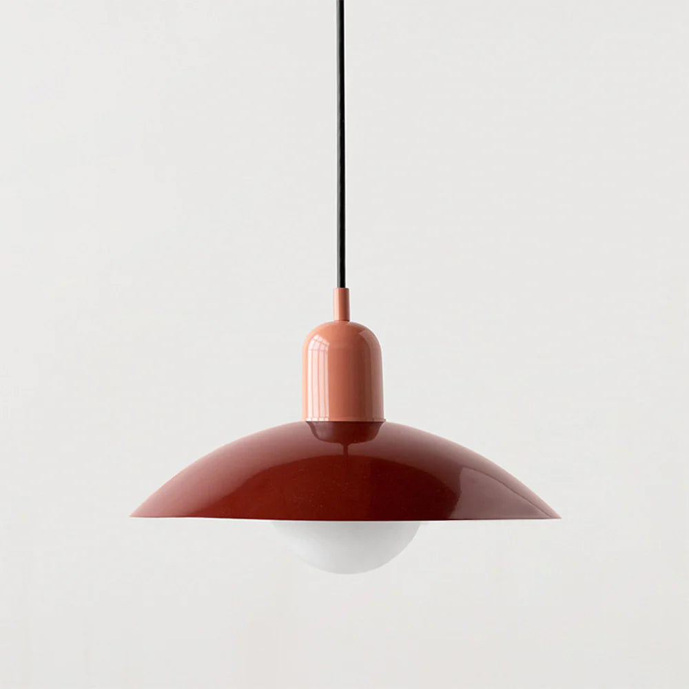 Nowoczesna lampa wisząca z dwukolorowym designem