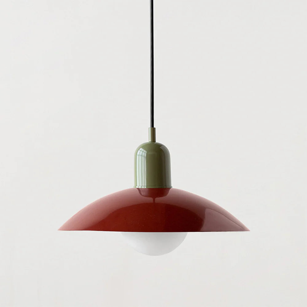 Nowoczesna lampa wisząca z dwukolorowym designem