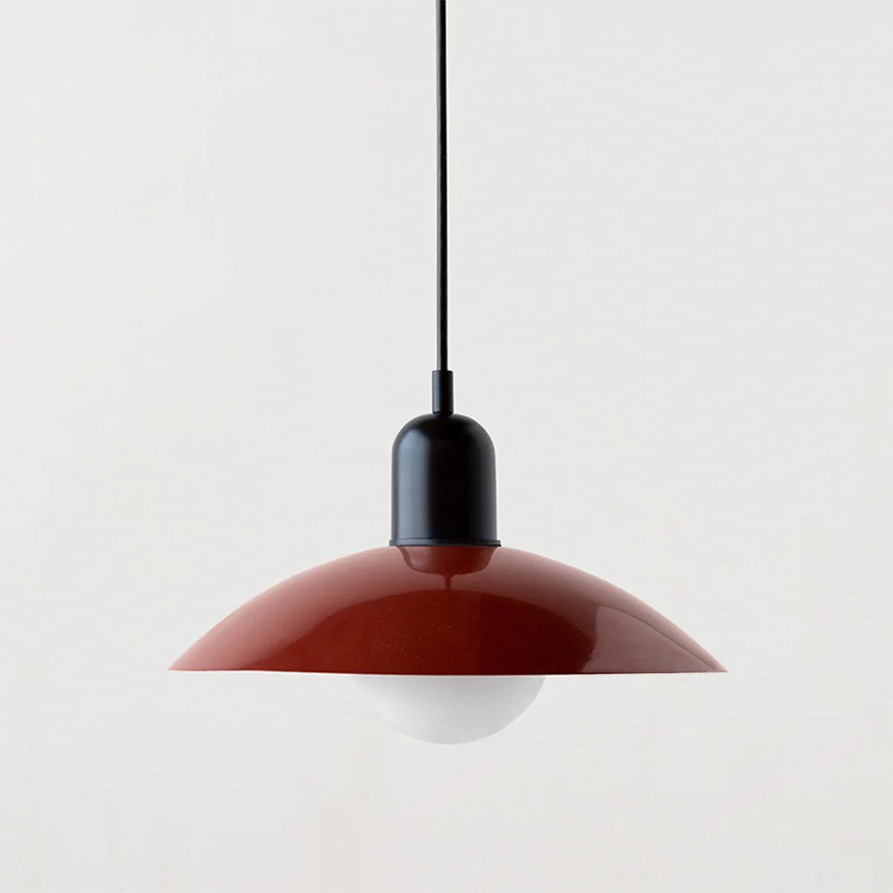 Nowoczesna lampa wisząca z dwukolorowym designem