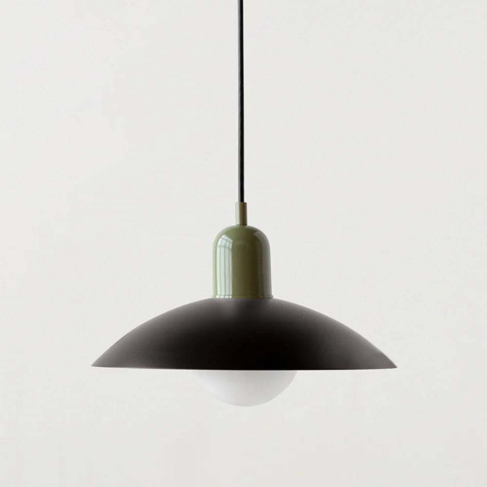 Nowoczesna lampa wisząca z dwukolorowym designem