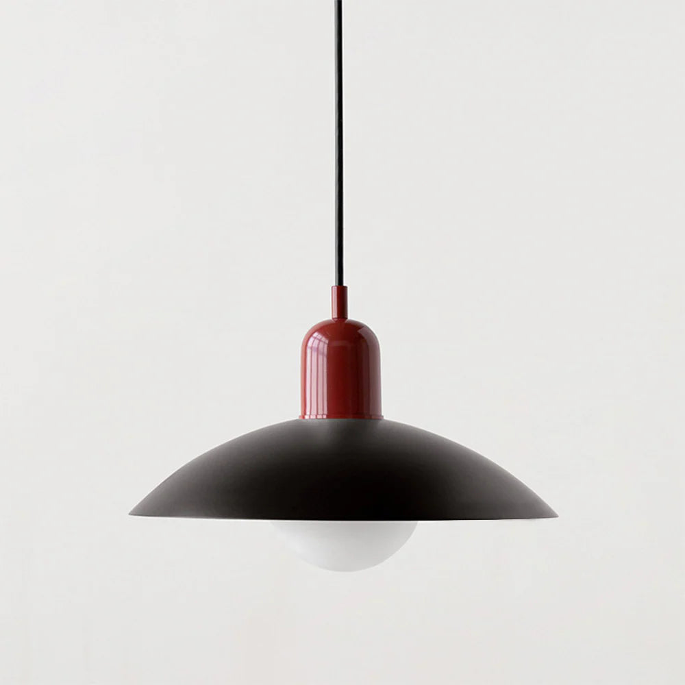 Nowoczesna lampa wisząca z dwukolorowym designem