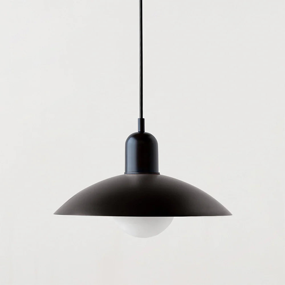 Nowoczesna lampa wisząca z dwukolorowym designem