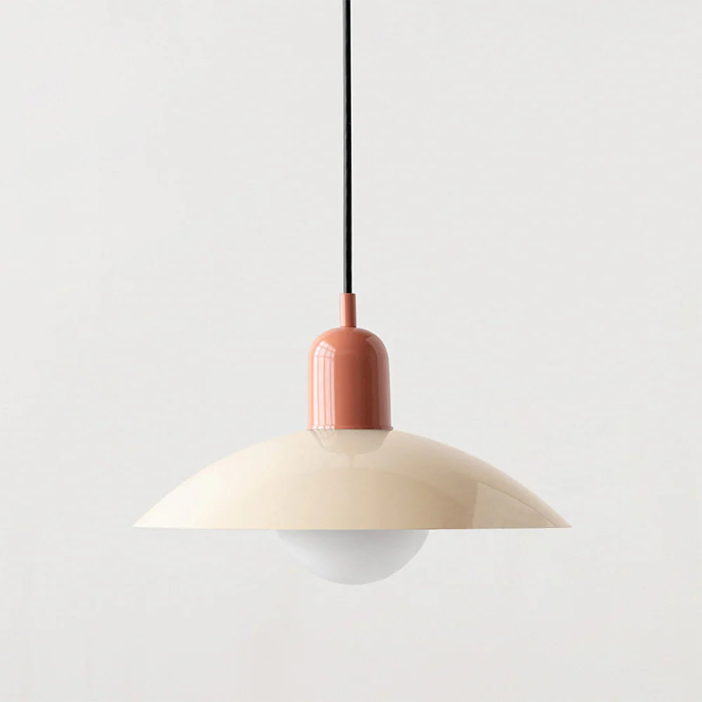 Nowoczesna lampa wisząca z dwukolorowym designem