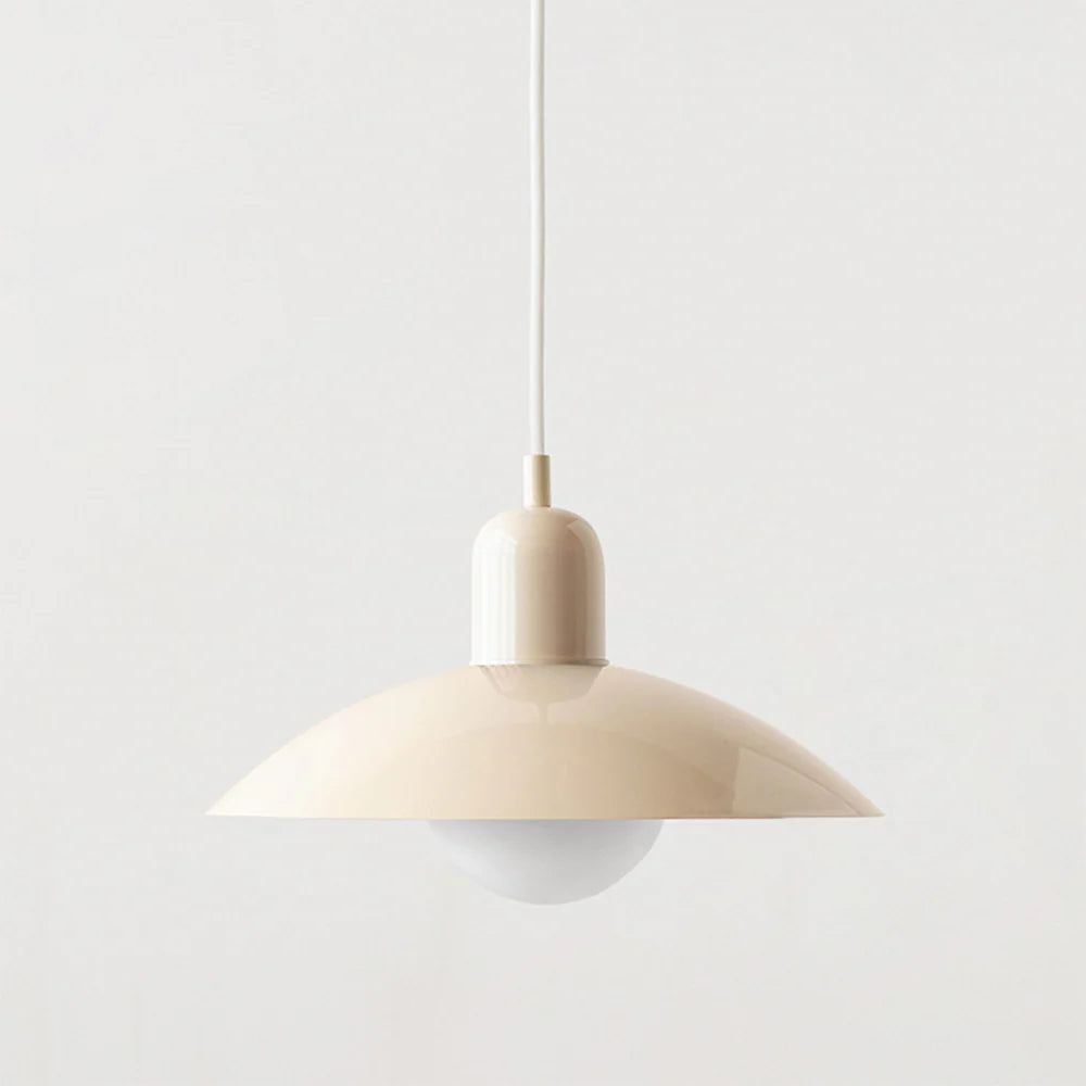 Nowoczesna lampa wisząca z dwukolorowym designem