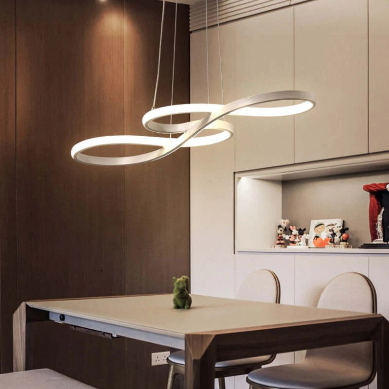 Lampa Wisząca LED w Kształcie Nut Muzycznych – Kreatywne Nowoczesne Oświetlenie Sufitowe