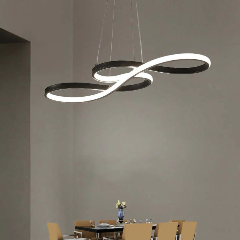 Lampa Wisząca LED w Kształcie Nut Muzycznych – Kreatywne Nowoczesne Oświetlenie Sufitowe