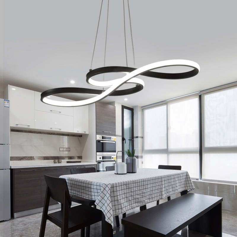 Lampa Wisząca LED w Kształcie Nut Muzycznych – Kreatywne Nowoczesne Oświetlenie Sufitowe