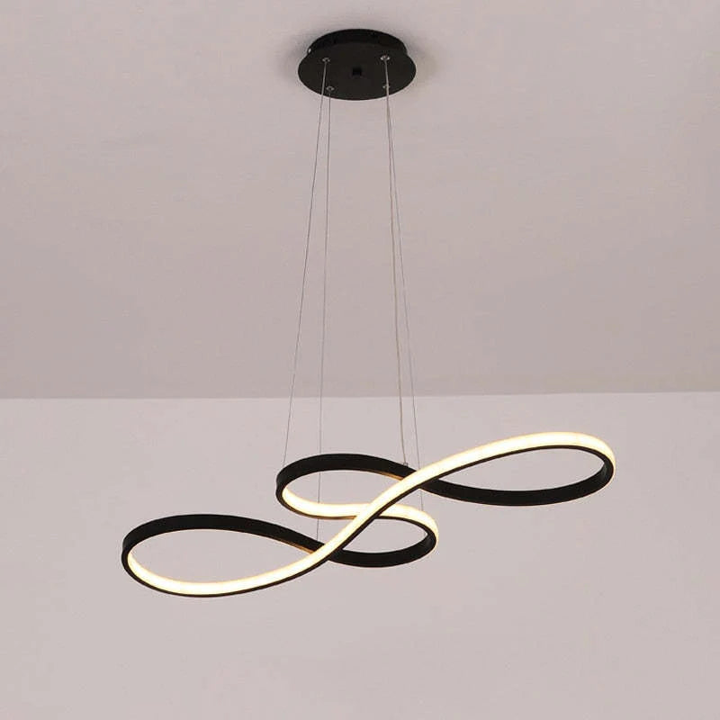Lampa Wisząca LED w Kształcie Nut Muzycznych – Kreatywne Nowoczesne Oświetlenie Sufitowe