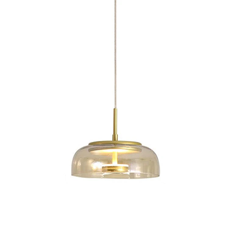 Nowoczesna Lampa Wisząca ze Szklanym Kloszem