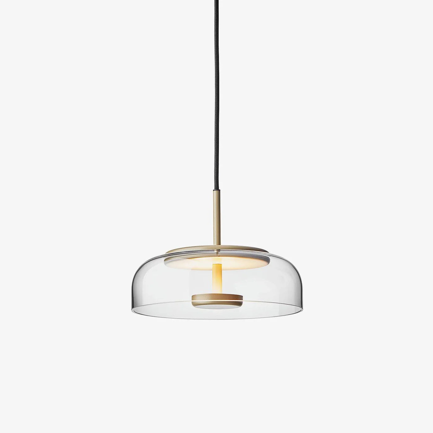 Nowoczesna Lampa Wisząca ze Szklanym Kloszem