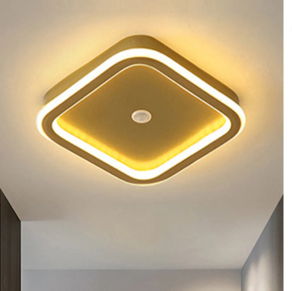 Nowoczesna Lampa Sufitowa LED z Geometrycznym Kształtem