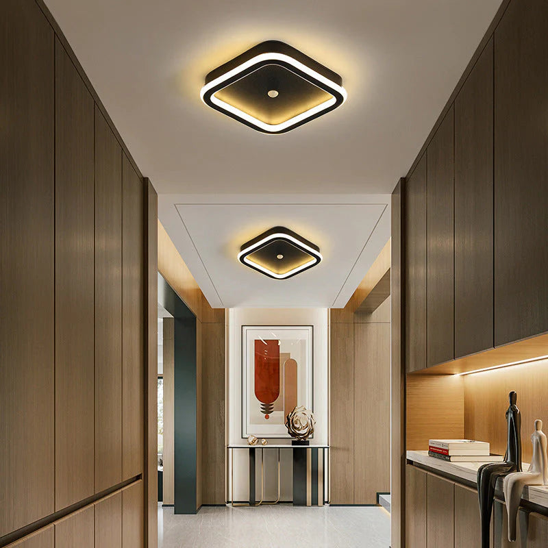 Nowoczesna Lampa Sufitowa LED z Geometrycznym Kształtem