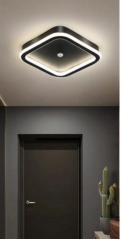 Nowoczesna Lampa Sufitowa LED z Geometrycznym Kształtem