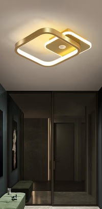 Nowoczesna Lampa Sufitowa LED z Geometrycznym Kształtem