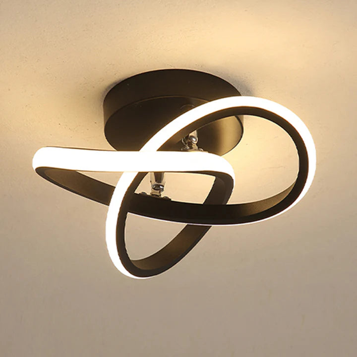 Nowoczesna lampa sufitowa LED żyrandol – geometryczna oprawa w stylu modern