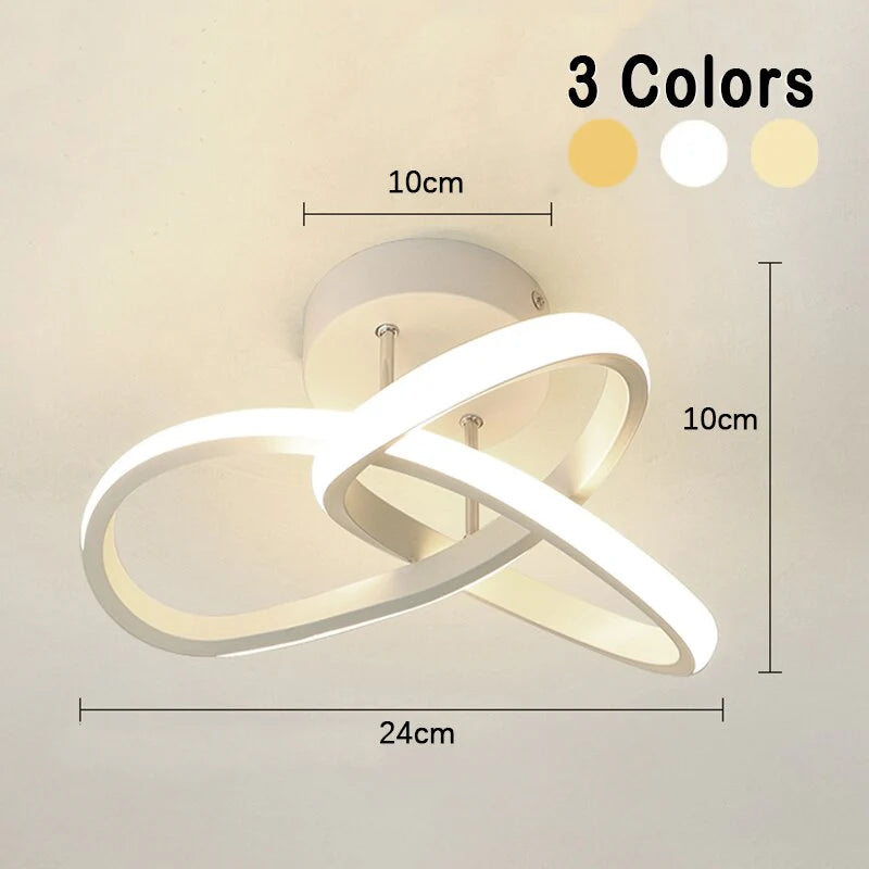 Nowoczesna lampa sufitowa LED żyrandol – geometryczna oprawa w stylu modern