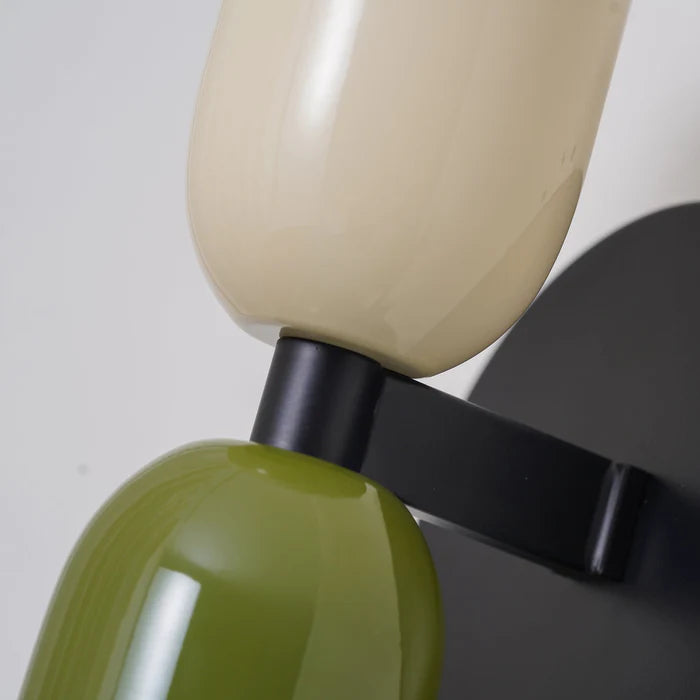 Nowoczesna lampa ścienna z ceramiki – Styl japandi