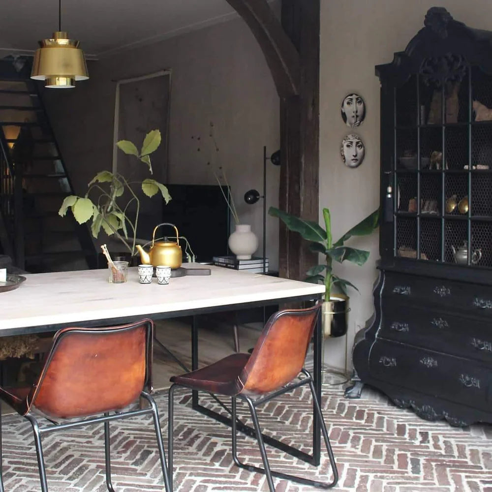 Nowoczesna lampa wisząca LED metalowy klosz designerskie oświetlenie do jadalni i salonu