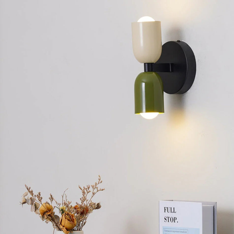 Nowoczesna lampa ścienna z ceramiki – Styl japandi