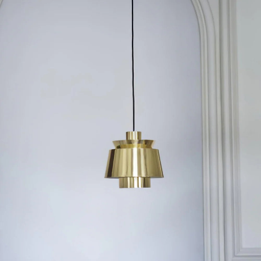 Nowoczesna lampa wisząca LED metalowy klosz designerskie oświetlenie do jadalni i salonu