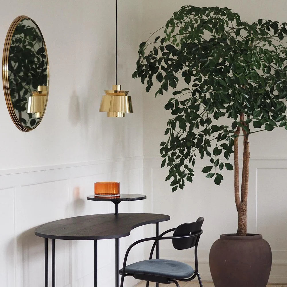 Nowoczesna lampa wisząca LED metalowy klosz designerskie oświetlenie do jadalni i salonu