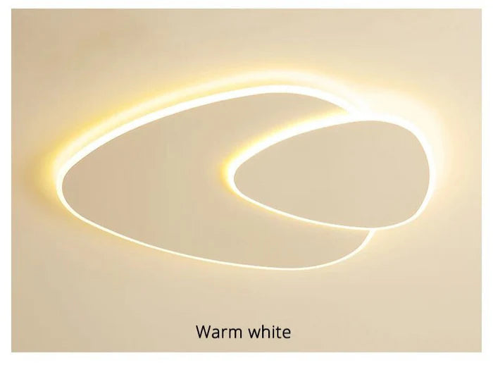 Nowoczesna lampa sufitowa LED – Abstrakcyjna lampa natynkowa