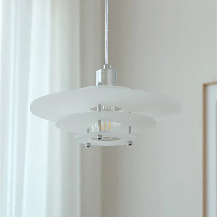 Nowoczesna Warstwowa Wisząca Lampa Akrylowa