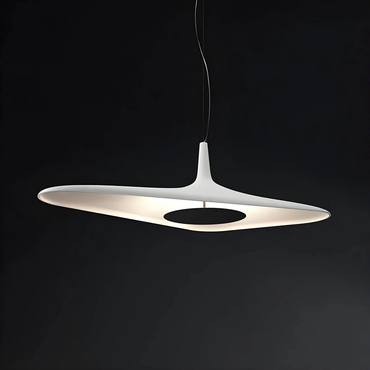 Nowoczesna Lampa Wisząca LED – Futurystyczny Design w Stylu Minimalistycznym